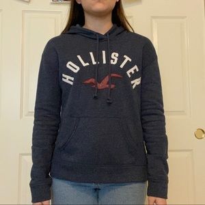 Navy Hollister Hoodie